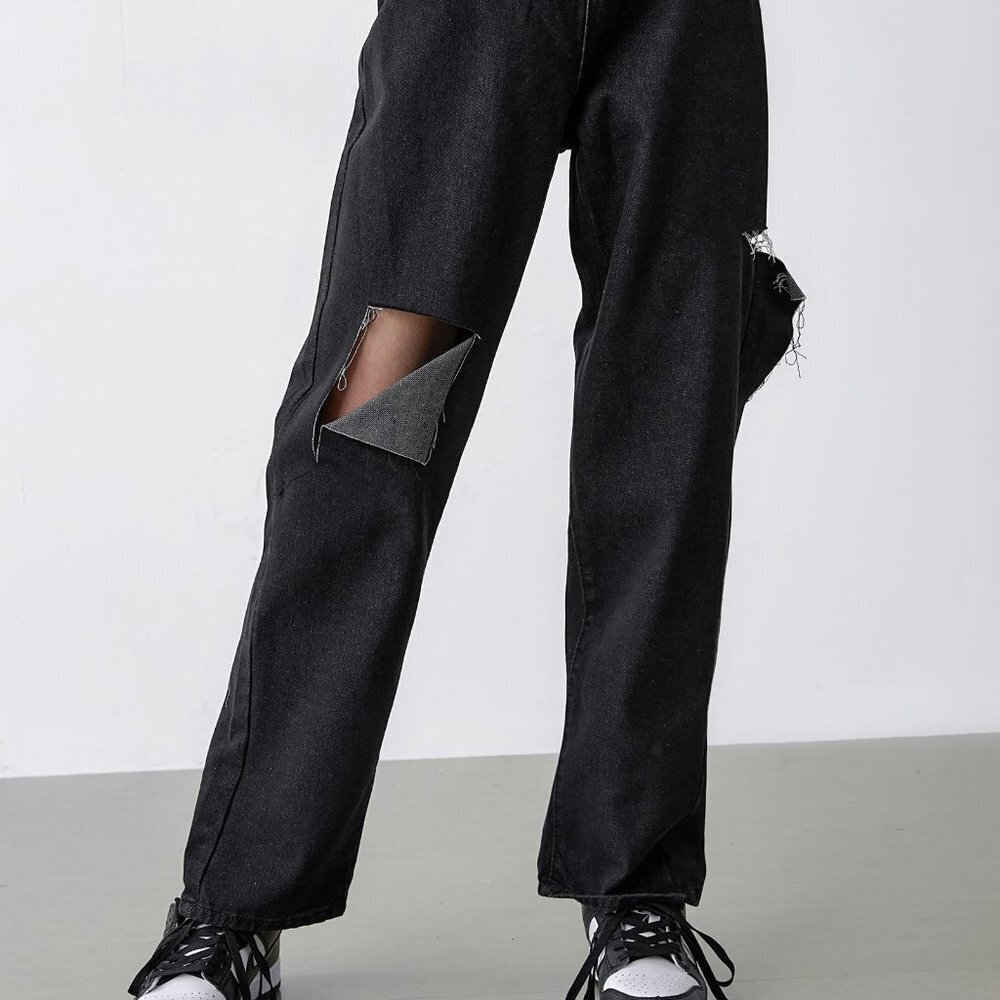 J.Ing Anarosa Black Distressed Jeans — image 3 of 7